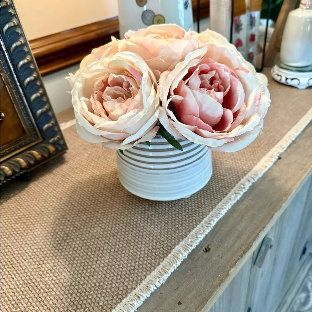Hobby Lobby home decor Faux Floral Arrangement farmhouse flowers - Picture 3 of 8